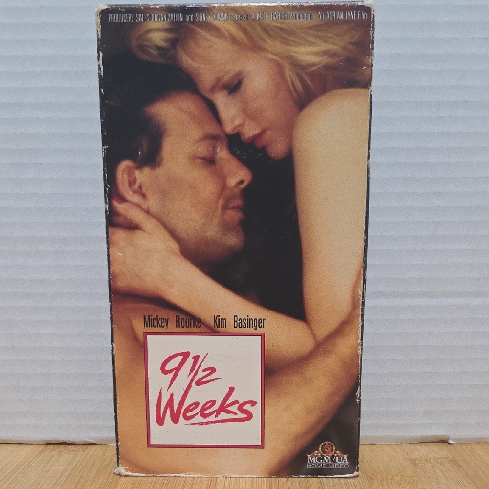 9 1/2 Weeks VHS Tape